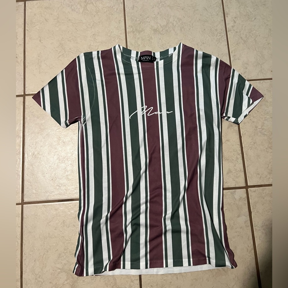 Stripped Mann Tee